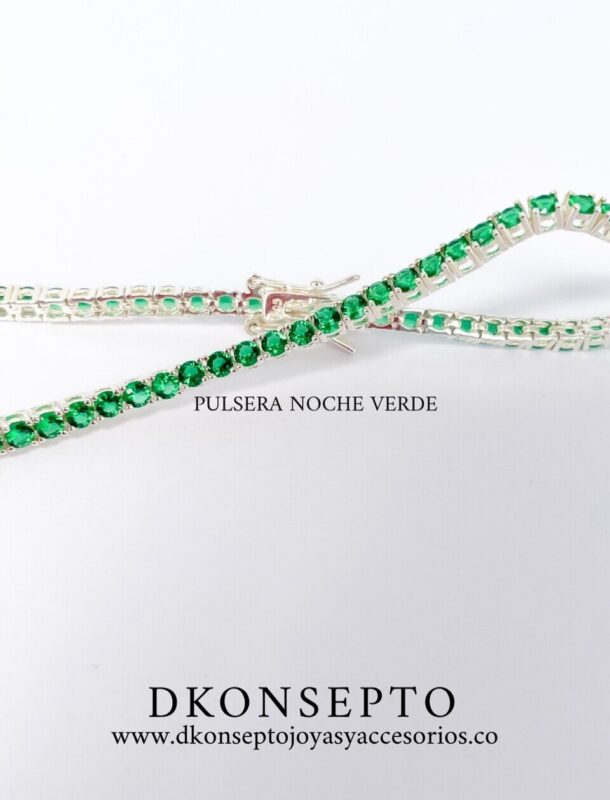 pulsera noche verde