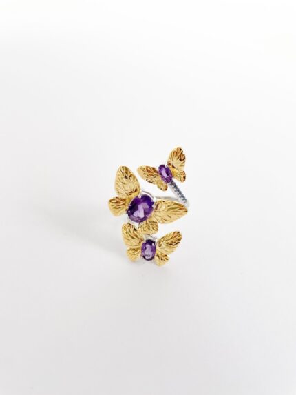 anillo silver Mariposa