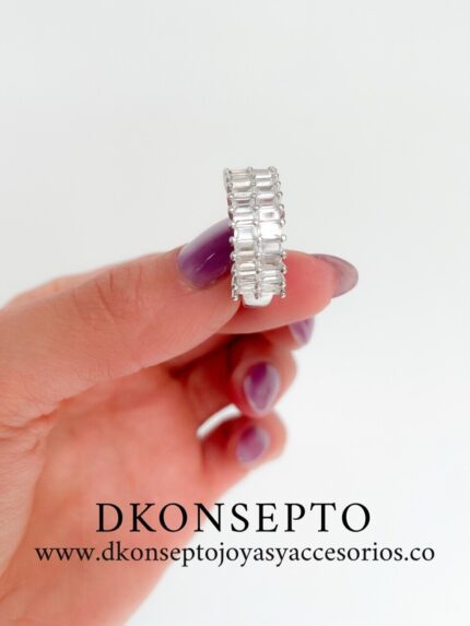anillo elaborado en plata de ley 925